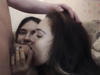 two beautiful sluts staged an oral holiday